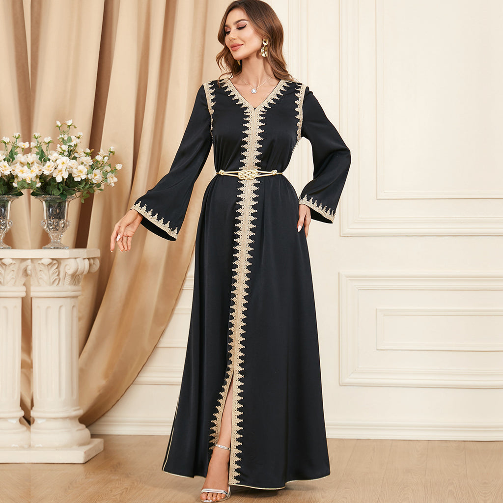 Fashion Spring And Autumn Stitching Women's Clothing Dress