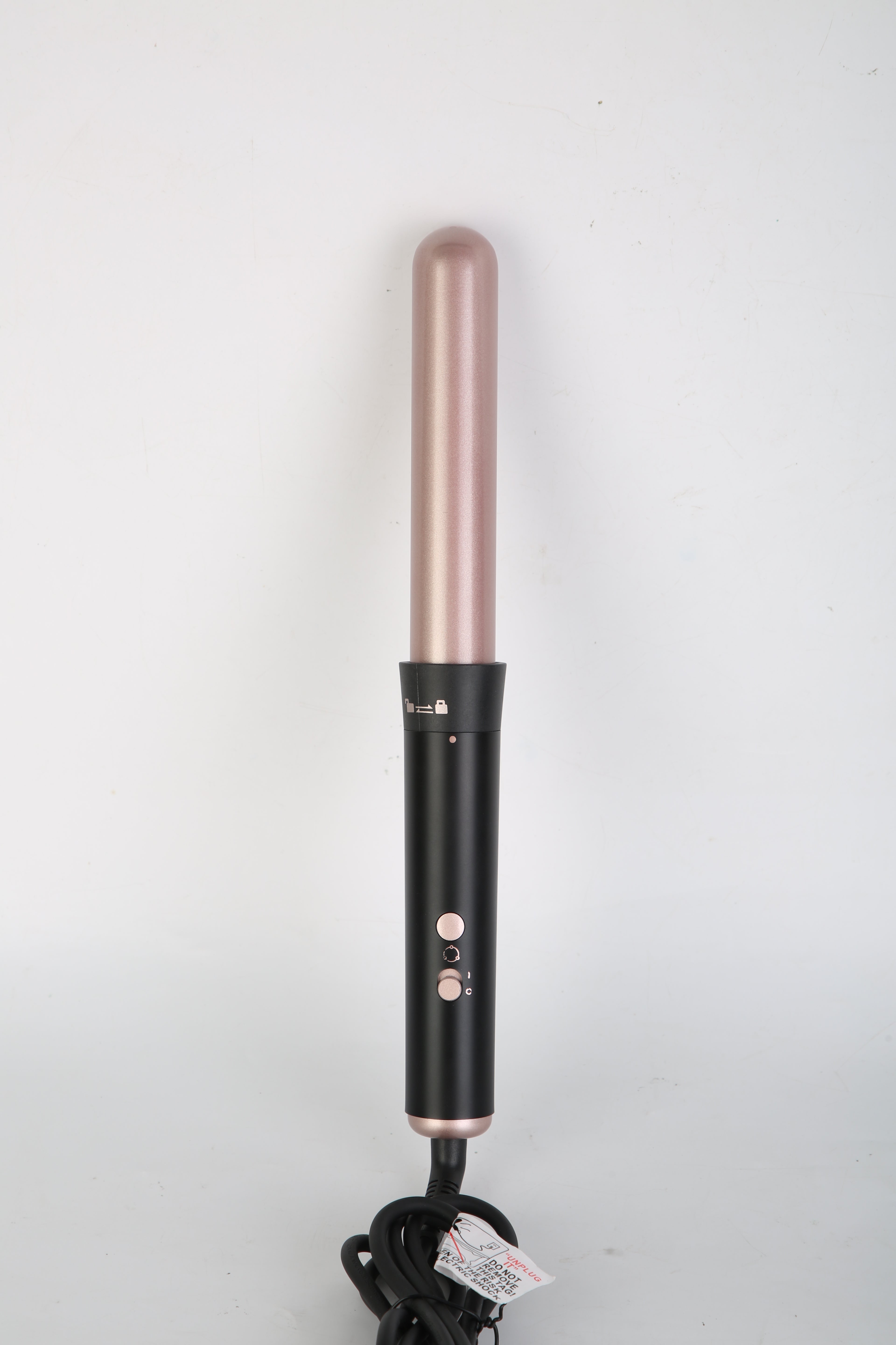 2 Type Options--1Pc 5 In 1 Curling Wand Hair Curling Iron Brush Anti-Tangle Hair Thermal Brush Curler With 4 Heating Levels 360 Degree Rotatable Cable 5 Interchangeable Barrels 2 Clips 1H Auto Off