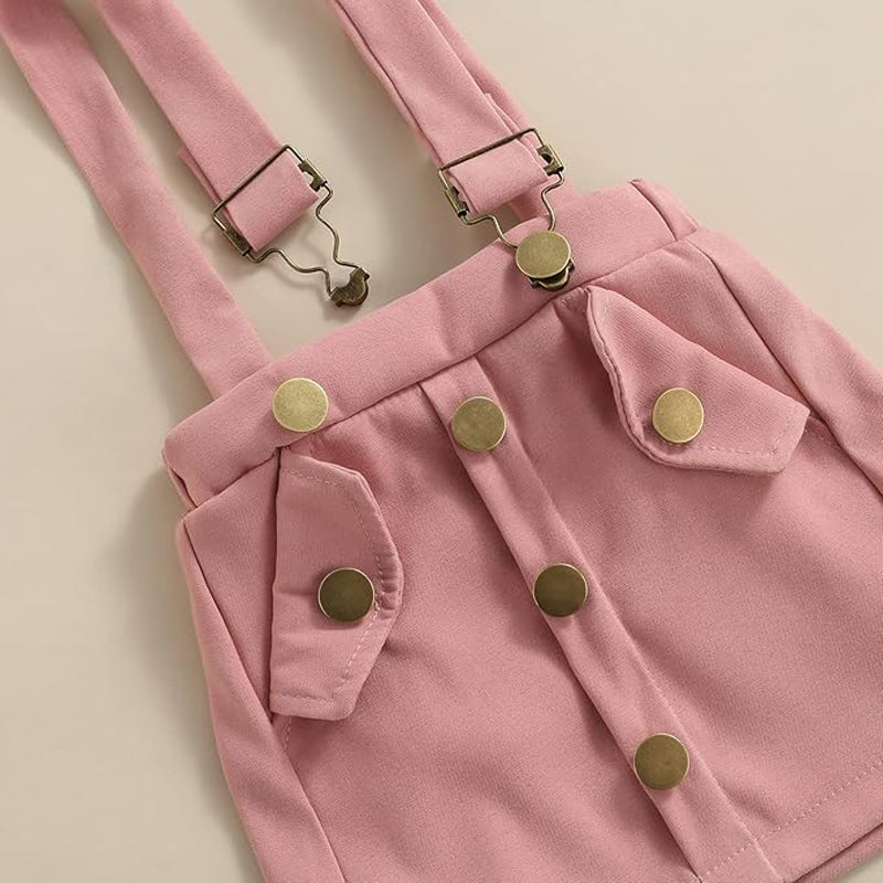 3Pcs Infant Baby Girl Outfits,Summer Clothes Sets Ruffle Ribbed Romper