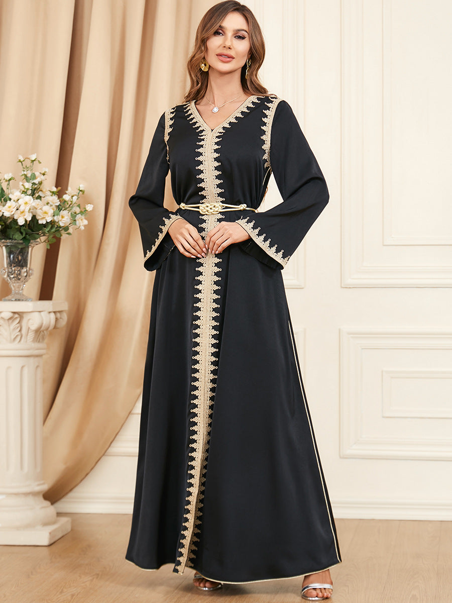 Fashion Spring And Autumn Stitching Women's Clothing Dress
