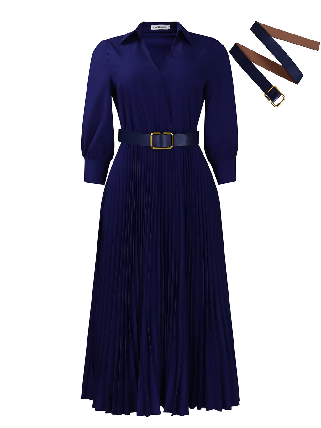Women's Solid Color Plus Size Dress